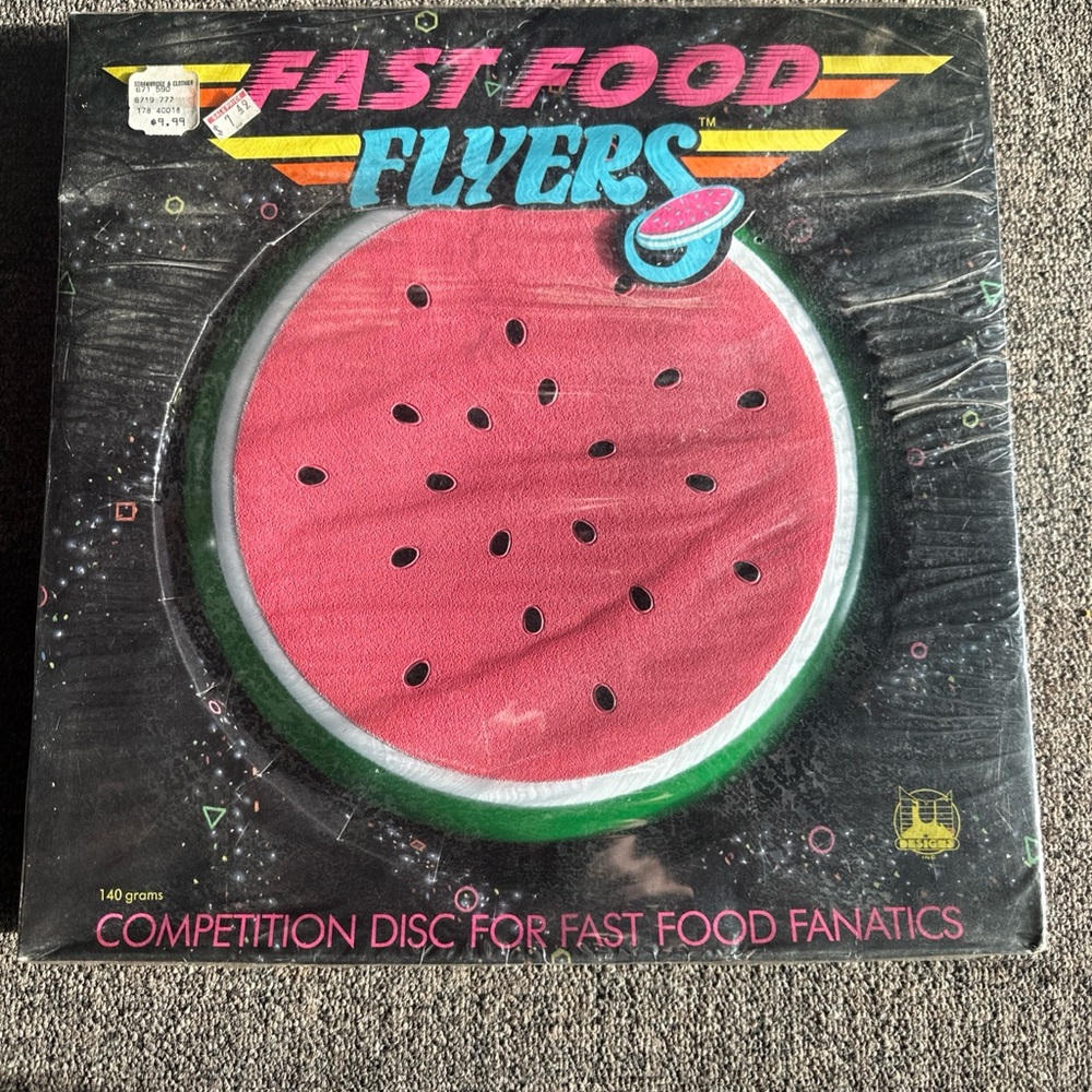 Vintage Fast Food Flyers Watermelon Disc